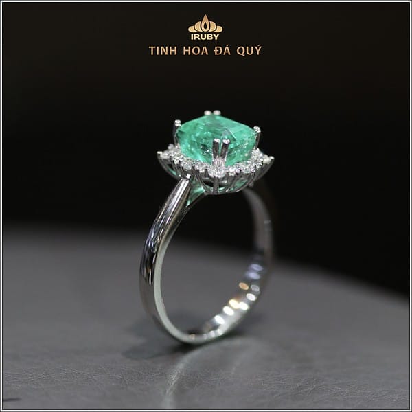 Nhẫn nữ Emerald kết Kim Cương - IREM 24118 hình ảnh 4