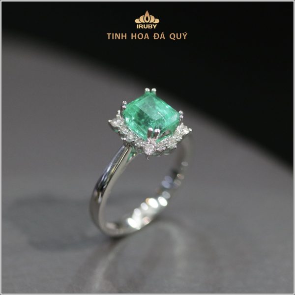 Nhẫn nữ Emerald kết Kim Cương - IREM 24118 hình ảnh 6