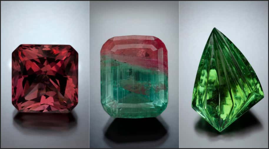 Tourmaline có tên gọi là đá đa sắc sở hữu rất nhiều gam màu sắc nổi bật