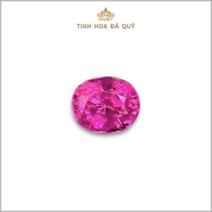 Viên Ruby facet đỏ hồng Lục Yên 1,00ct - IRRF202 2401100 hình ảnh