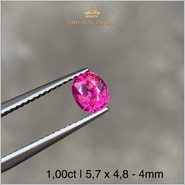 Viên Ruby facet đỏ hồng Lục Yên 1,00ct - IRRF202 2401100 hình ảnh 2