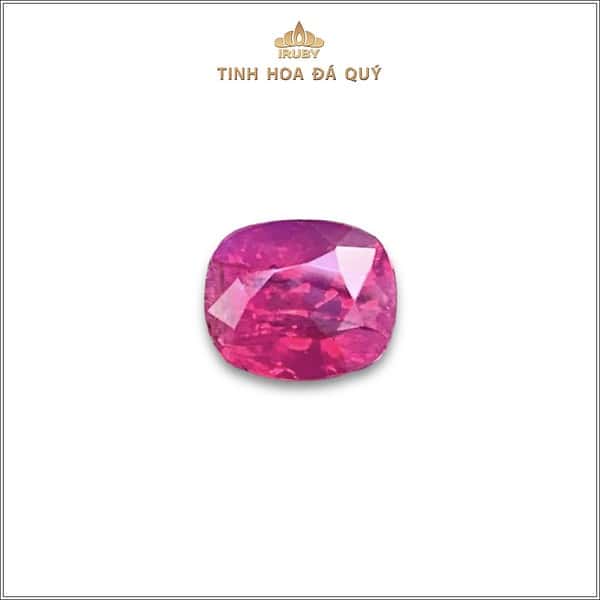 Viên Ruby facet đỏ hồng ánh cháo đồng 1,22ct - IRRF203 2401122 hình ảnh