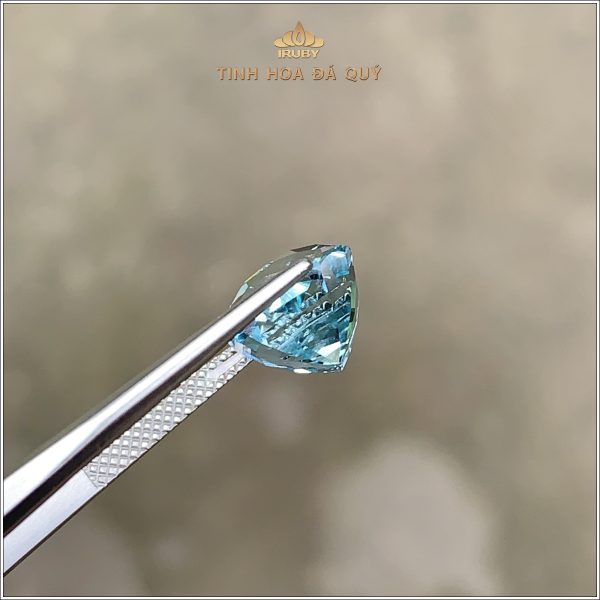 Đá Aquamarine xanh biển tự nhiên 100% 4,17ct - IRAQ14 2402417 hình ảnh 3