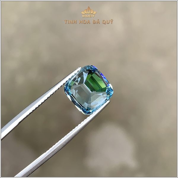 Đá Aquamarine xanh biển tự nhiên 100% 4,17ct - IRAQ14 2402417 hình ảnh 4