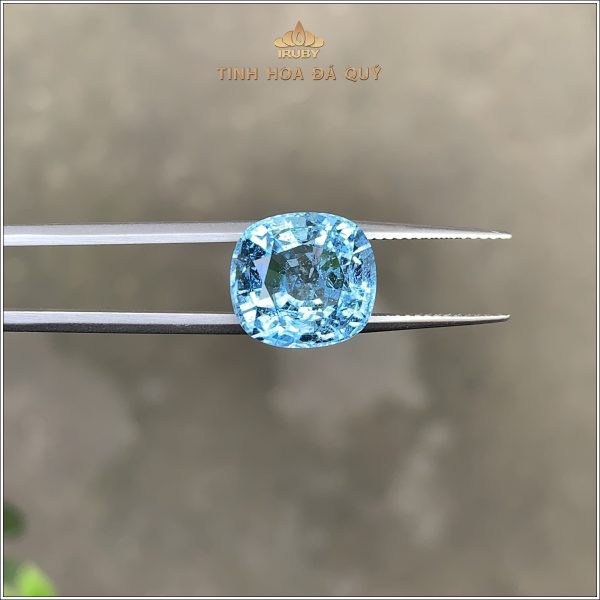 Đá Aquamarine xanh biển tự nhiên 100% 6,58ct - IRAQ15 2402658 hình ảnh 5