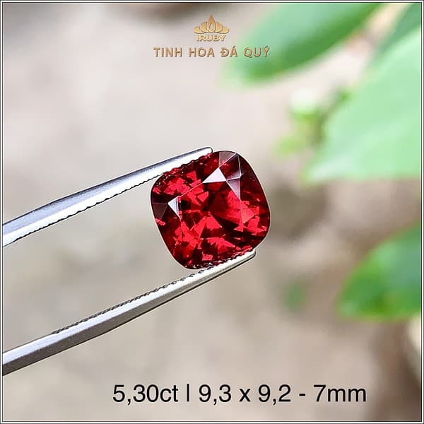 Đá Garnet Lục Yên tự nhiên 100% 5,30ct - IRGN113 2401530 hình ảnh 2