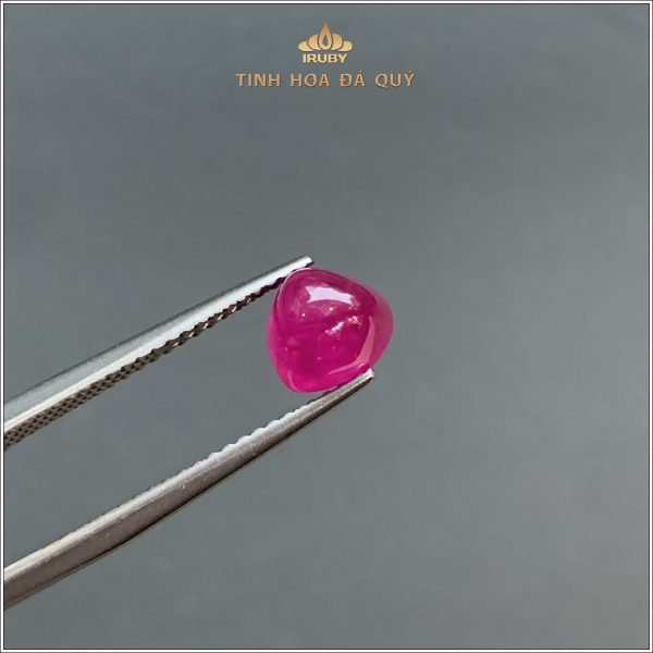 Đá Ruby cabochon tự nhiên 100% 1,85ct - IRRC206 2401185 hình ảnh 1