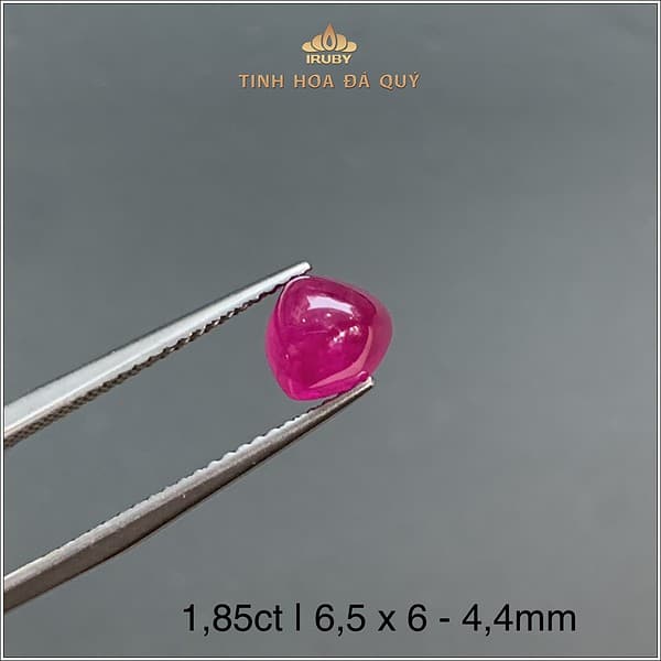 Đá Ruby cabochon tự nhiên 100% 1,85ct - IRRC206 2401185 hình ảnh 2