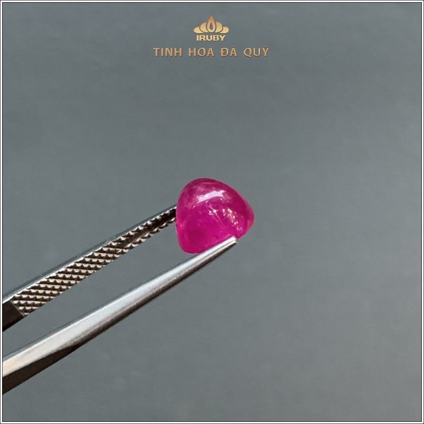 Đá Ruby cabochon tự nhiên 100% 1,85ct - IRRC206 2401185 hình ảnh 3