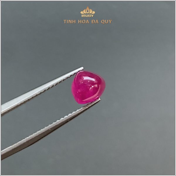 Đá Ruby cabochon tự nhiên 100% 1,85ct - IRRC206 2401185 hình ảnh 4