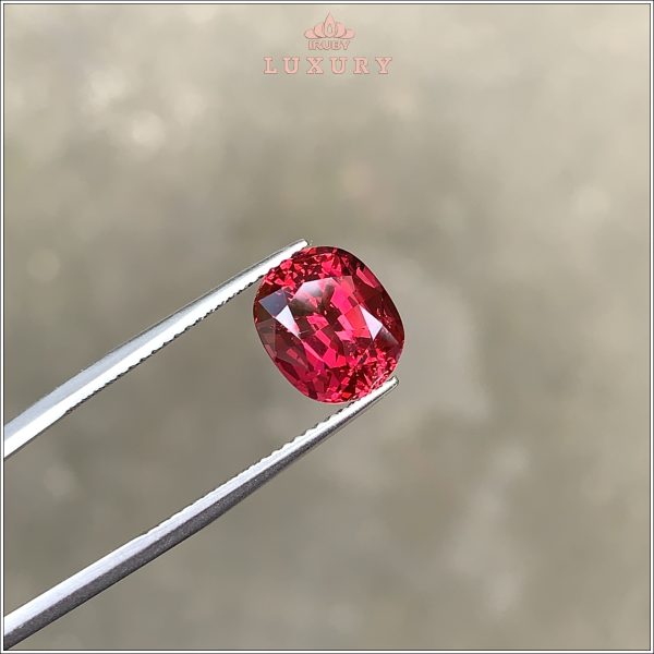 Đá Spinel màu đỏ Lục Yên 4,07ct - IRSI82 2402407 hình ảnh 1