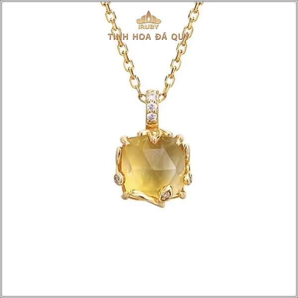 Mẫu dây chuyền Citrine Birthstone - IRCT 240123 hình ảnh