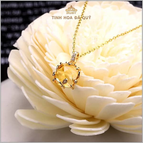 Mẫu dây chuyền Citrine Birthstone - IRCT 240123 hình ảnh 2