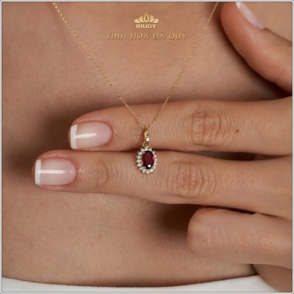 Mẫu dây chuyền Spinel Dainty - IRSI 240122 hình ảnh 4