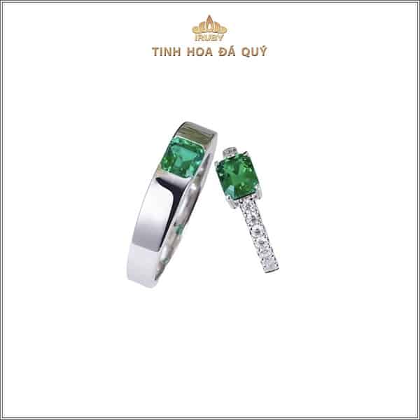 Mẫu nhẫn cưới Emerald Matching - IREM 240230 hình ảnh