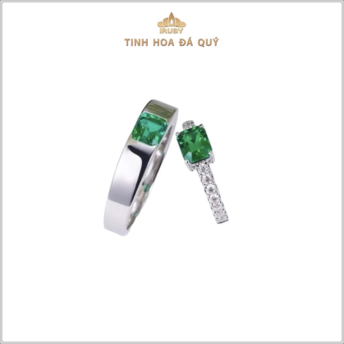 Mẫu nhẫn cưới Emerald Matching – IREM 240230