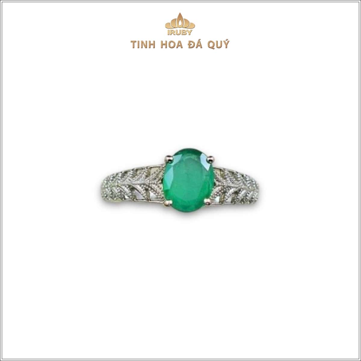 Mẫu nhẫn nữ Emerald Leaf – IREM 240235