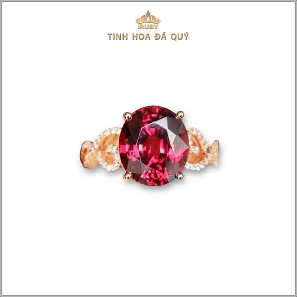 Mẫu nhẫn nữ Tourmaline Rubellite - IRTM 240226 hình ảnh