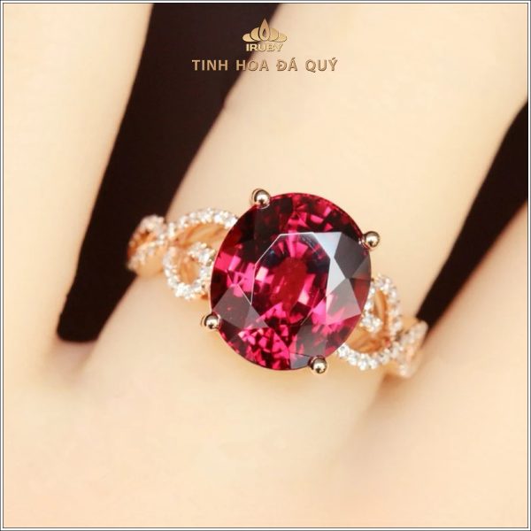 Mẫu nhẫn nữ Tourmaline Rubellite - IRTM 240226 hình ảnh 2