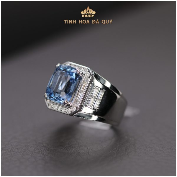 Nhẫn nam Aquamarine mẫu Chủ Tịch - IRAQ11 2401500 hình ảnh 3