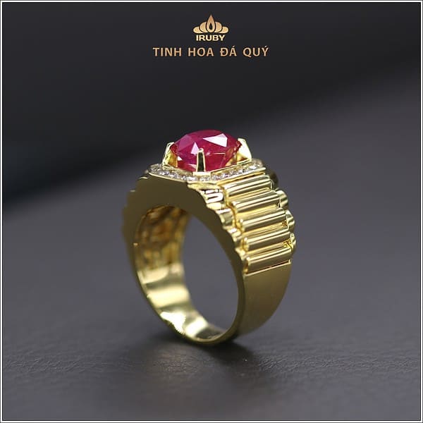 Nhẫn nam Ruby mẫu Rolex - IRRF 2311338 hình ảnh 6