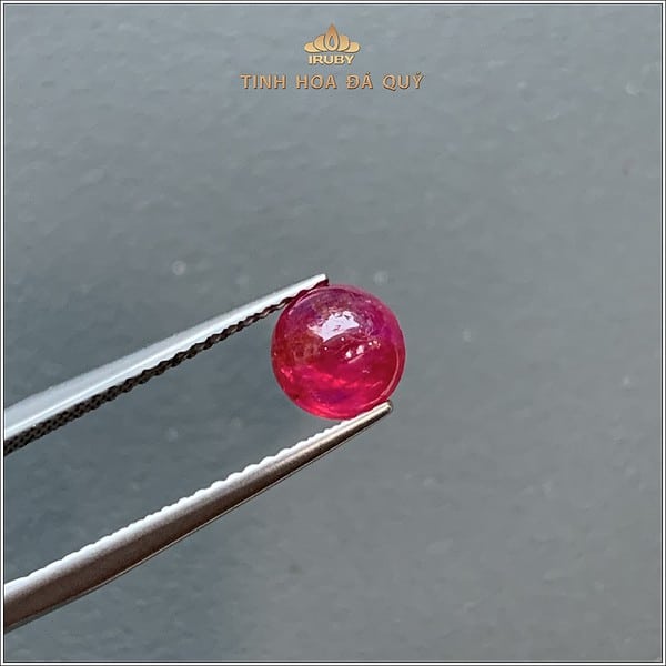 Đá Ruby cabochon chất kính trong 1,41ct - IRRC205 2401141 hình ảnh 1