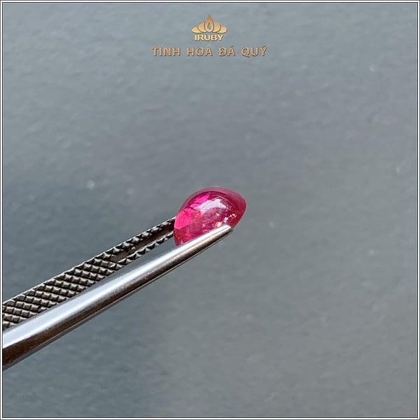 Đá Ruby cabochon chất kính trong 1,41ct - IRRC205 2401141 hình ảnh 3