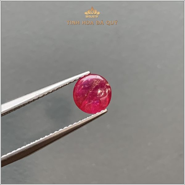 Đá Ruby cabochon chất kính trong 1,41ct - IRRC205 2401141 hình ảnh 4