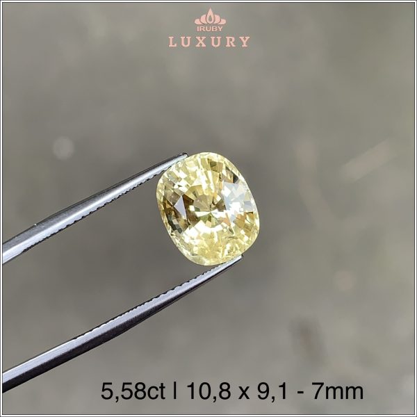 Đá Sapphire vàng tự nhiên 100% 5,58ct - IRYS165 2403558 hình ảnh 2