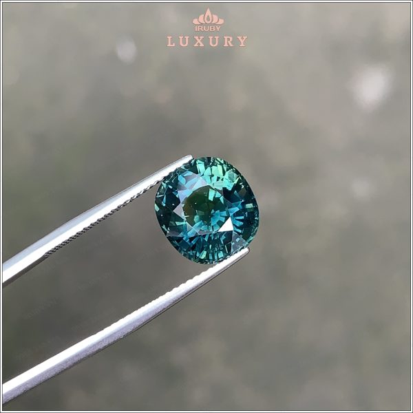 Đá Sapphire xanh lục Phan Thiết 6,99ct - IRGS171 2403699 hình ảnh 1