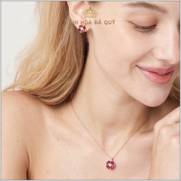 Mẫu hoa tai Ruby - IRRF 240240 hình ảnh 2