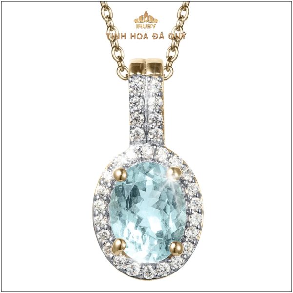 Mẫu mặt dây Aquamarine Vintage - IRAQ 240360 hình ảnh 1