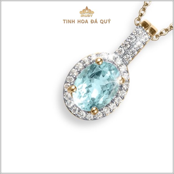 Mẫu mặt dây Aquamarine Vintage - IRAQ 240360 hình ảnh 2