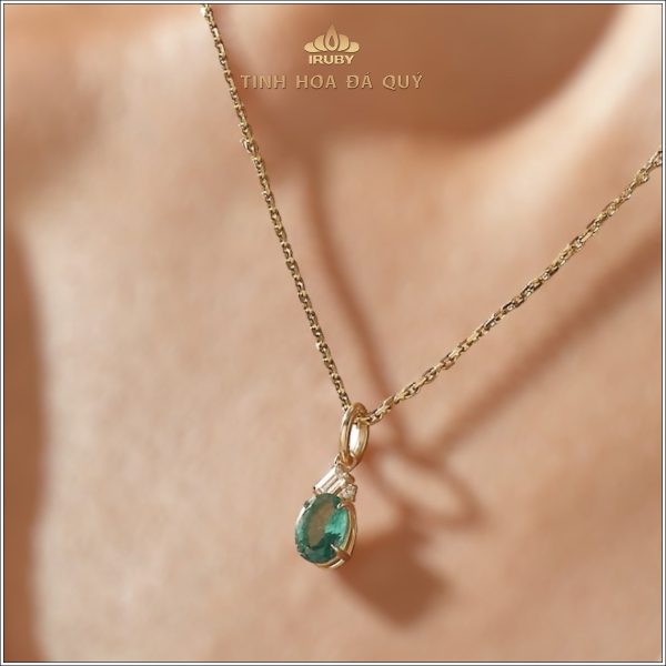 Mẫu mặt dây Emerald Solid - IREM 240243 hình ảnh 3