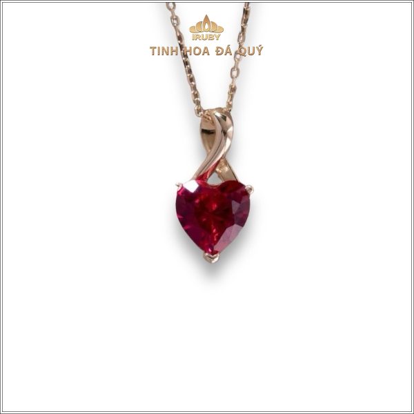 Mẫu mặt dây Ruby Heart - IRRF 240246 hình ảnh