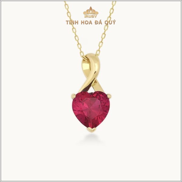 Mẫu mặt dây Ruby Heart - IRRF 240246 hình ảnh 1