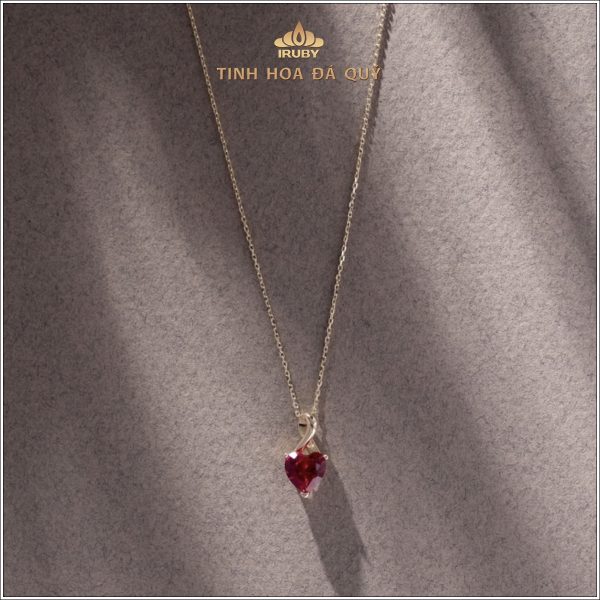 Mẫu mặt dây Ruby Heart - IRRF 240246 hình ảnh 3