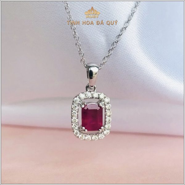 Mẫu mặt dây Ruby kết Kim Cương - IRRF 240351 hình ảnh 2