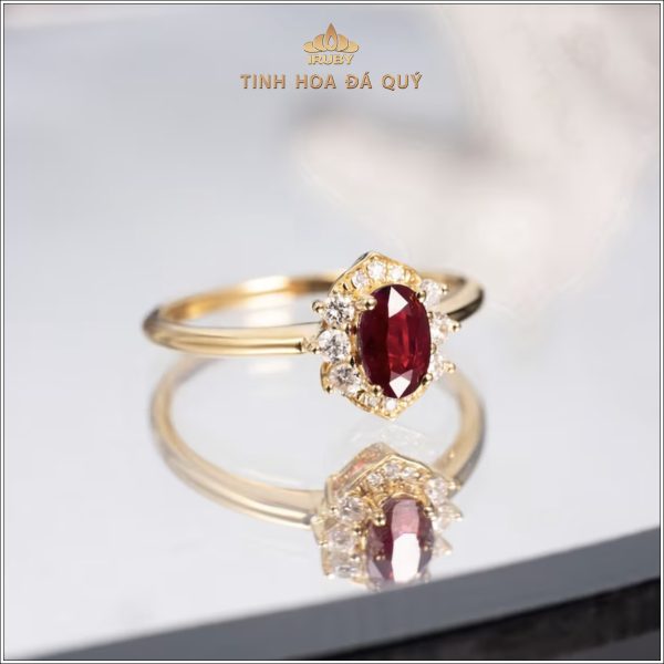 Mẫu nhẫn Ruby Mozambique - IRRF 240370 hình ảnh 4