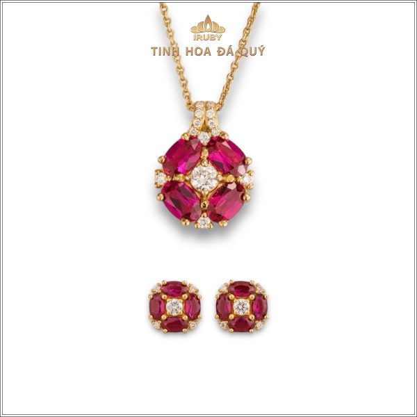 Mẫu trang sức bộ Ruby - IRRF 240241 hình ảnh