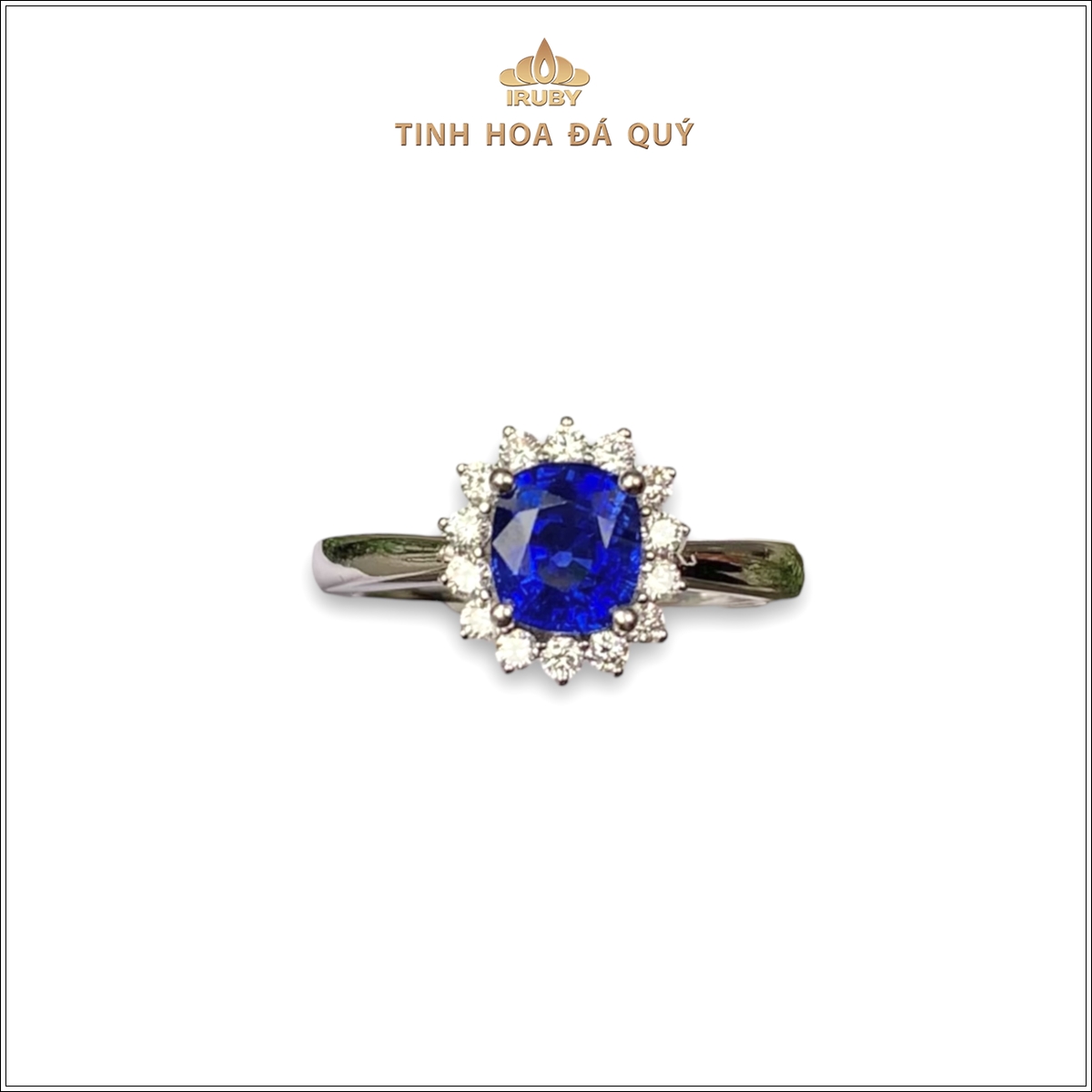 Nhẫn nữ sapphire xanh lam hoàng gia - IRSP 2403450