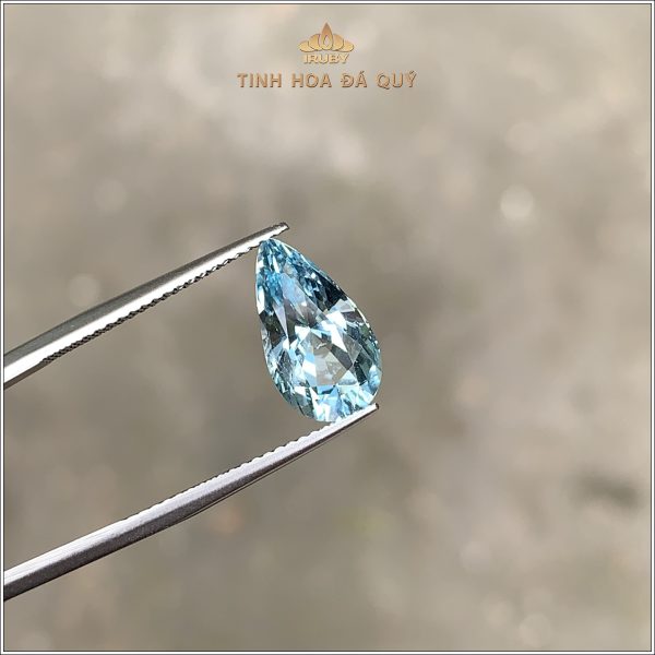 Đá Aquamarine xanh biển Thanh Hoá 2,87ct - IRAQ20 2404287 hình ảnh 1