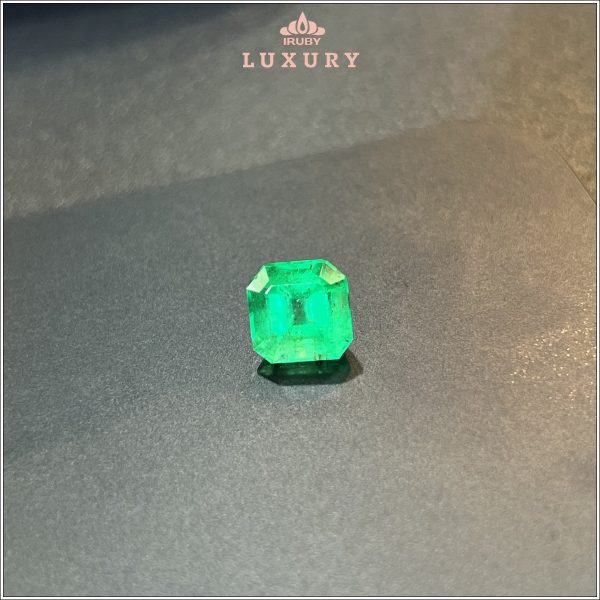 Đá Emerald màu xanh táo tự nhiên 100% 3,20ct - IREM40 2404320 hình ảnh 1