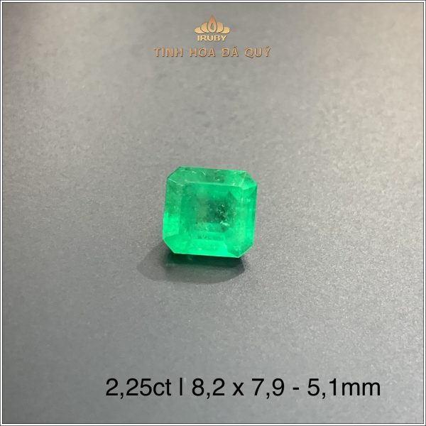 Đá Emerald xanh táo tự nhiên 2,25ct - IREM41 2404225 hình ảnh 2