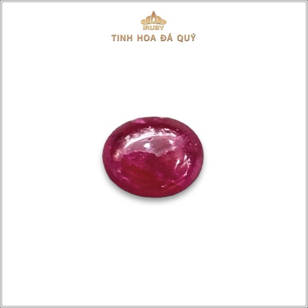 Đá Ruby cabochon Lục Yên 1,76ct - IRRC214 2404176 hình ảnh