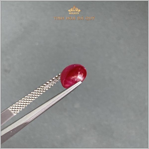 Đá Ruby cabochon Lục Yên 1,76ct - IRRC214 2404176 hình ảnh 3