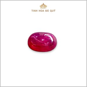 Đá Ruby cabochon Lục Yên tự nhiên 100% 4,52ct - IRRC220 2404452 hình ảnh