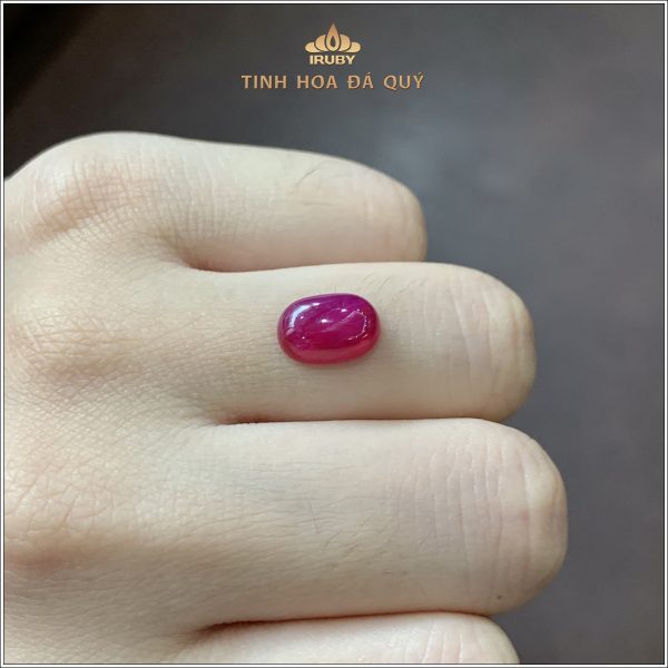 Đá Ruby cabochon Lục Yên tự nhiên 100% 4,52ct - IRRC220 2404452 hình ảnh 5