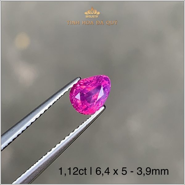 Đá Ruby giọt nước tự nhiên 100% 1,12ct - IRRF215 2404112 hình ảnh 2