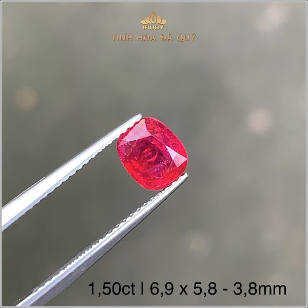 Đá Ruby huyết bồ câu nguyên bản Lục Yên 1,50ct - IRRF216 2404150 hình ảnh 2